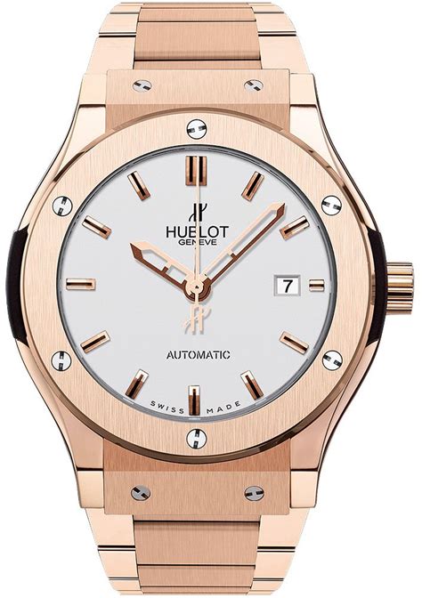 hublot classic fusion 18kt rose gold automatic men's watch|Hublot Classic Fusion Silver Dial Automatic 18 Carat Rose Gold .